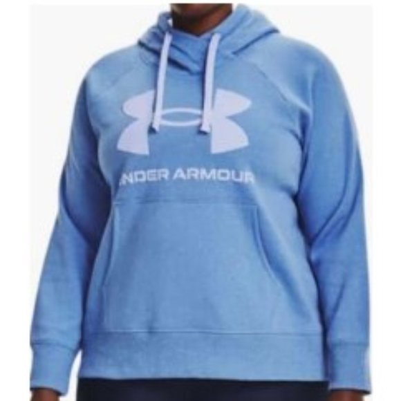 Under Armour Tops - Women's Under Armour Hoodie Athletic Rival Fleece Speckled Top Sport Shirt